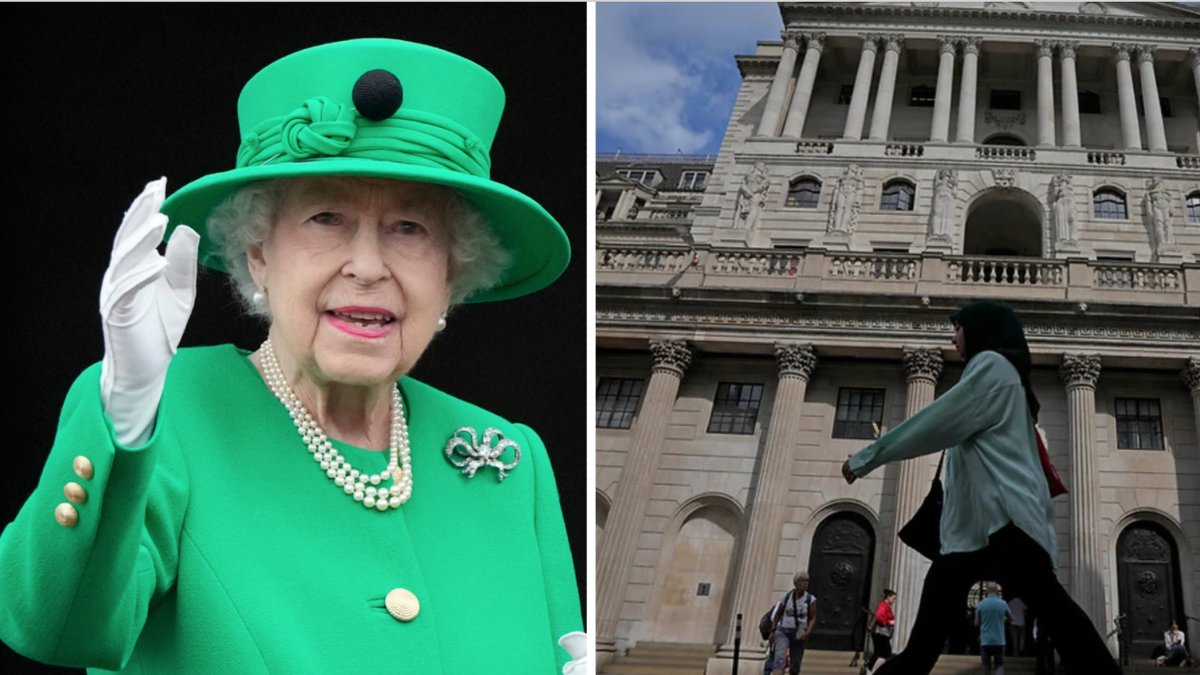Bank of Englands huvudbyggnad i London.