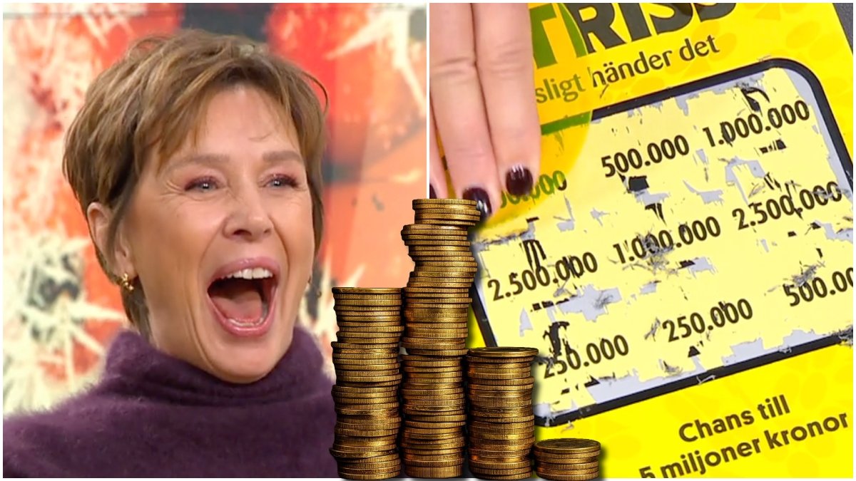 Den 21 november skrapade Östermalmsbon Anette hem hela 2,5 miljoner kronor på Triss.