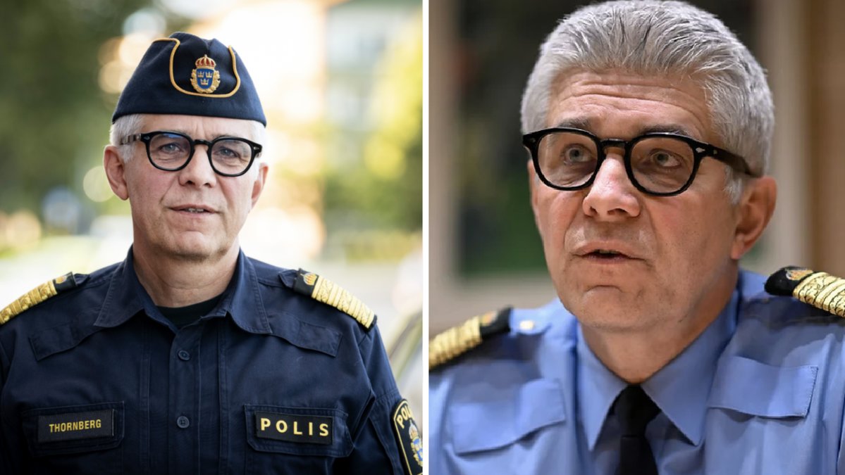 Rikspolischef Anders Thornberg i en intervju med TT på torsdagseftermiddagen.