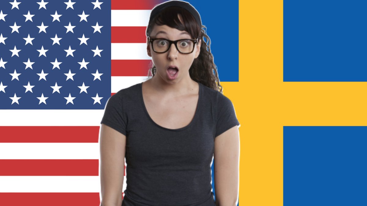 Andrew har en helt annan syn på USA efter att ha bott i Sverige i åtta år.