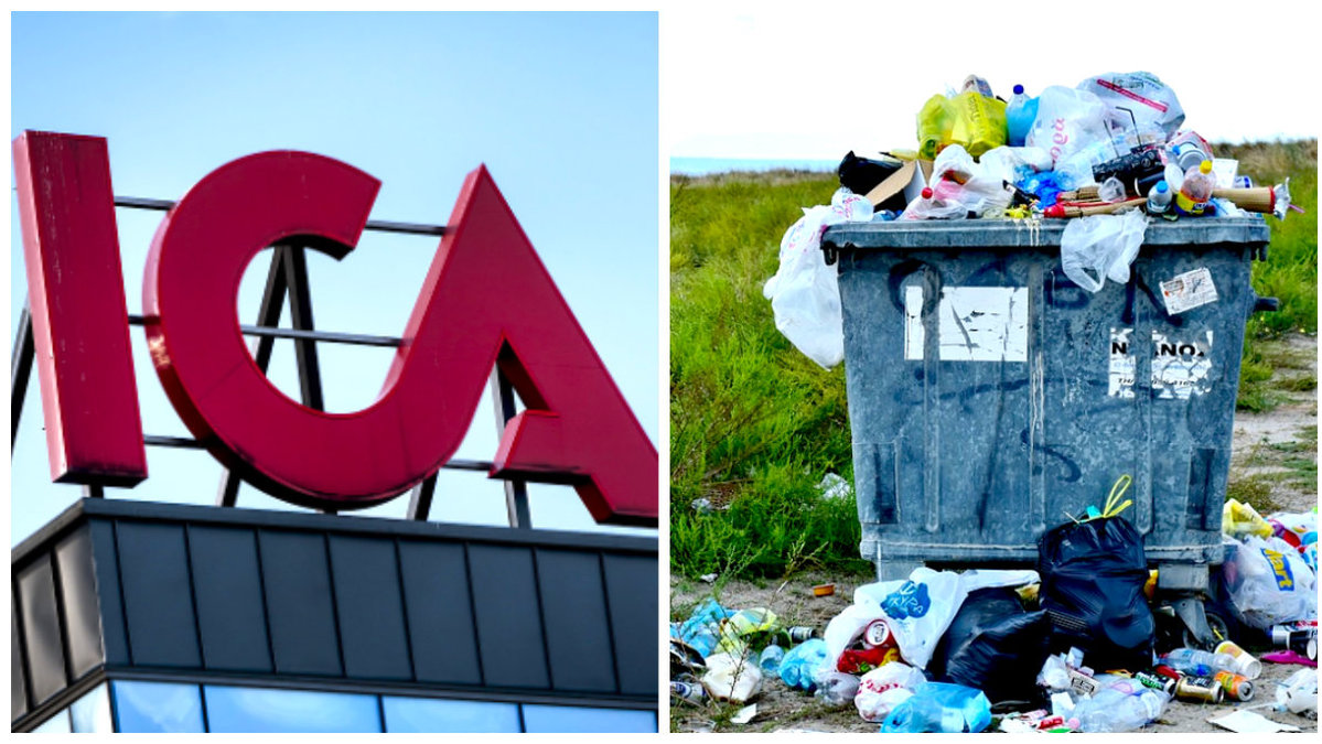 Ica, plastpåsar.