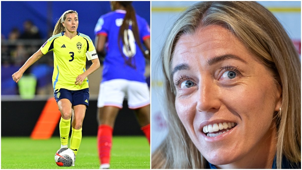 Fotbollsspelaren Linda Sembrant. 