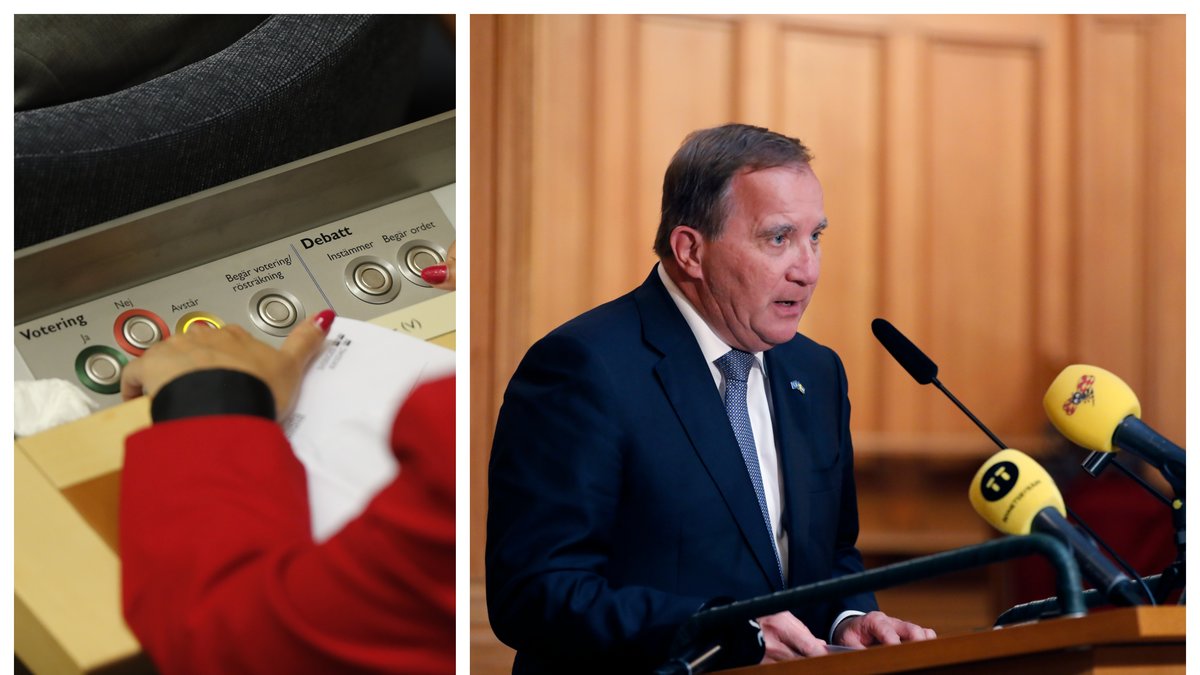 Stefan Löfven (S) uppger att han är redo att axla statsministerrollen med beslutsamhet.