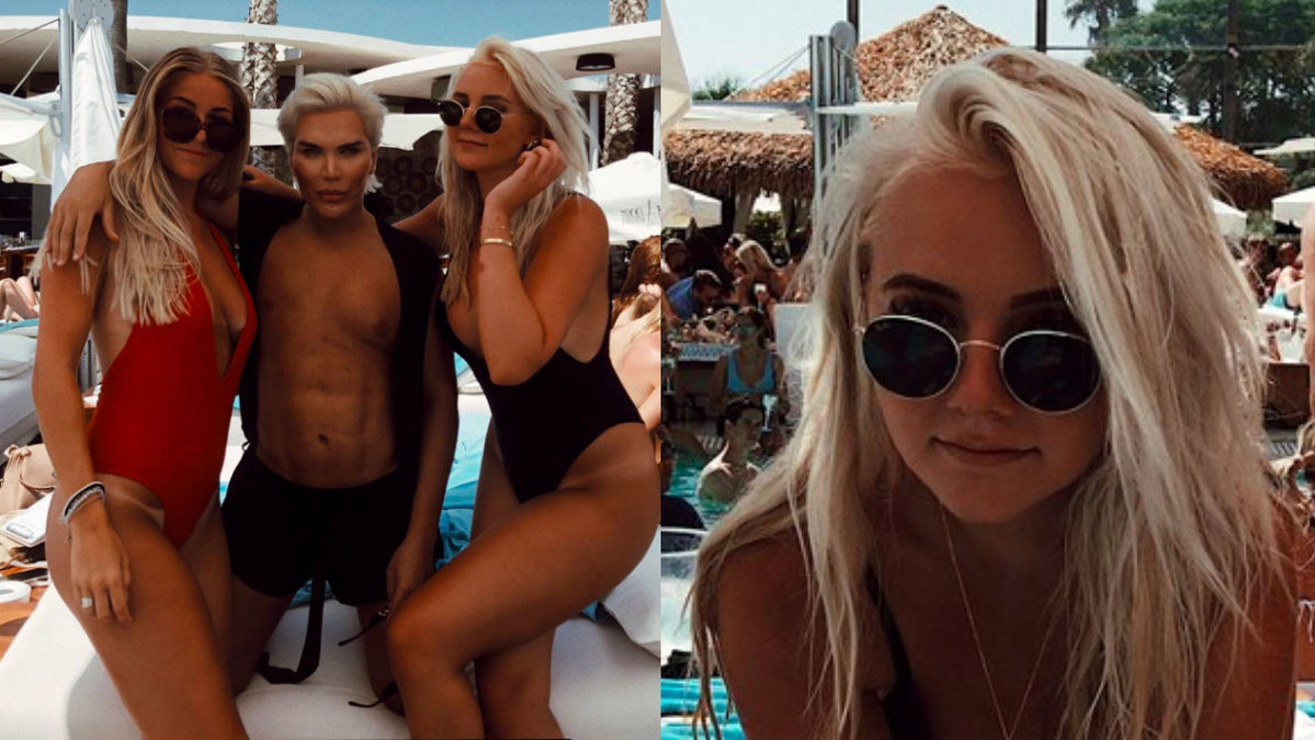 Här myser Linn Ahlborg runt i Marbella