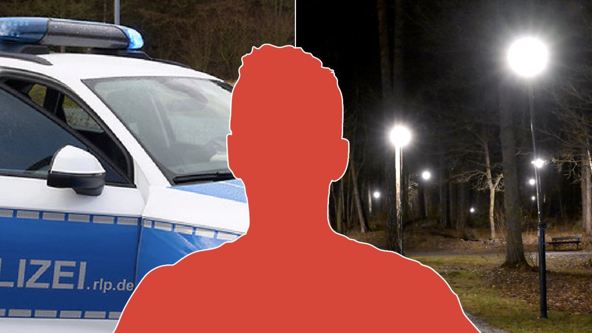 Flickan hittades i en park i Berlin. Genrebilder.