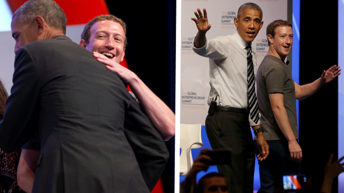 Barack Obama, Mark Zuckerberg