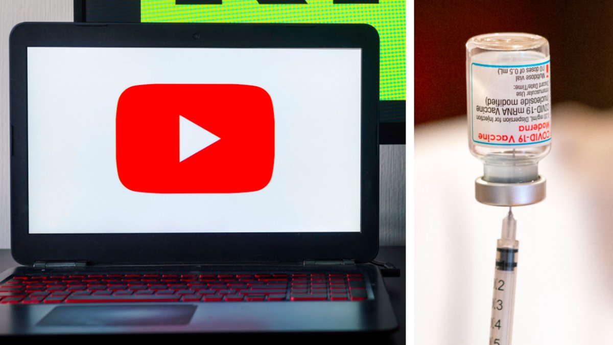 YouTube tar ner vaccinskeptiska klipp. 