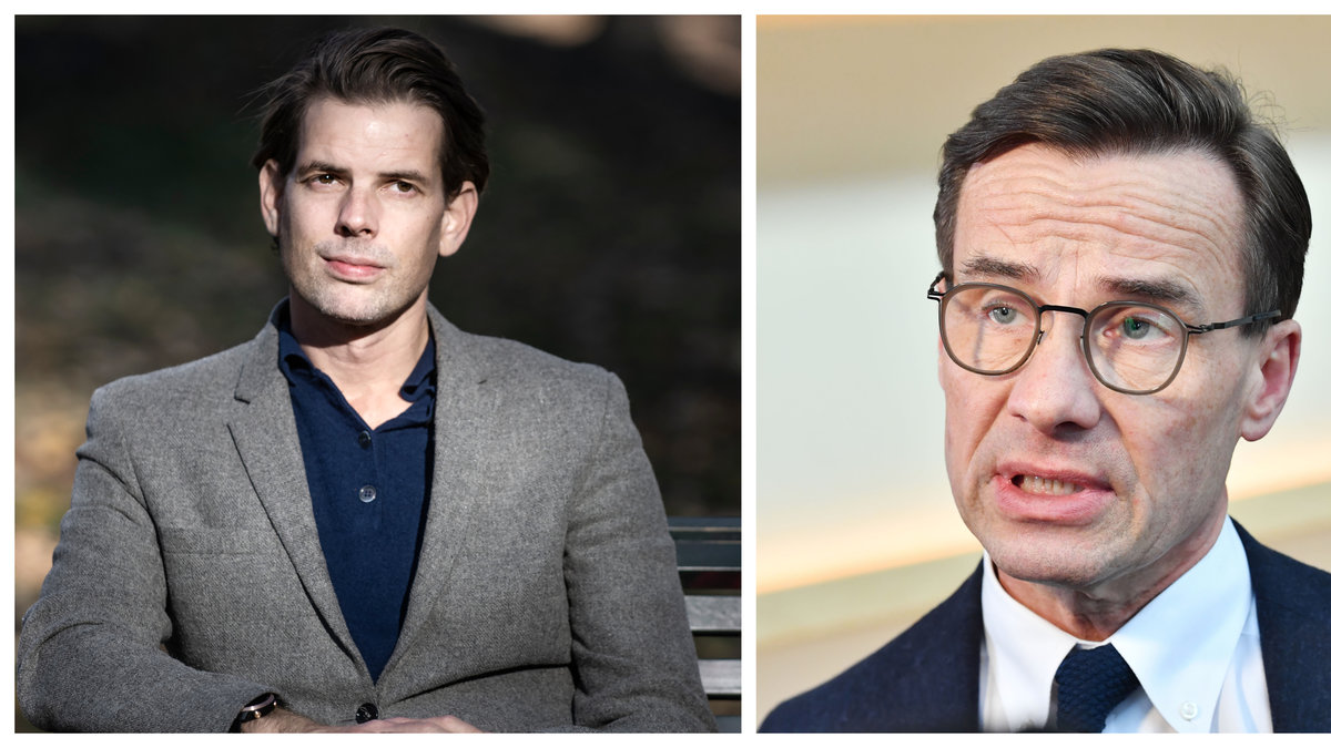 Ulf Kristersson (M) får kritik av Alex Schulman.