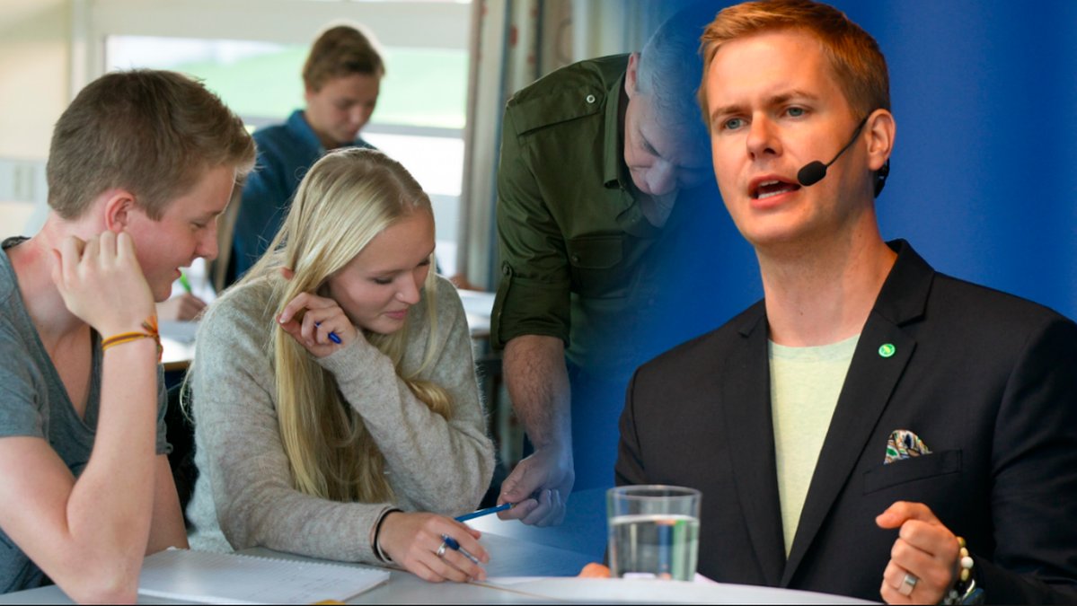 Gustav Fridolin, språkrör för MIljöpartiet
