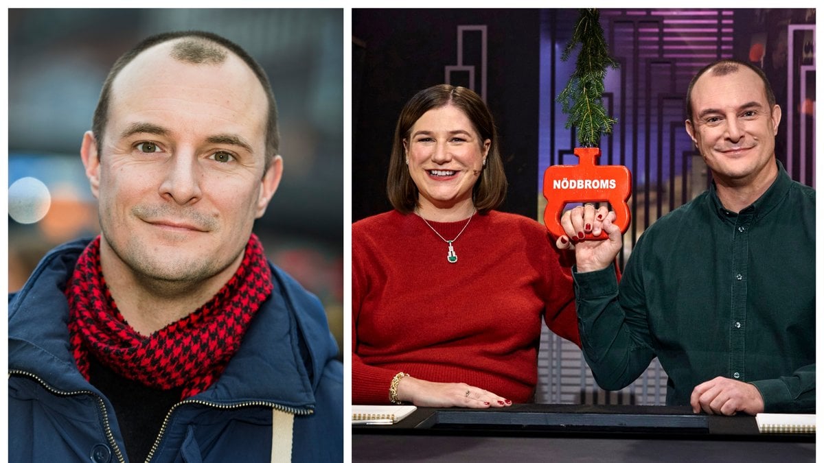 Johan Hilton tävlar med Kristin Lundell i På Spåret 2023/2024.