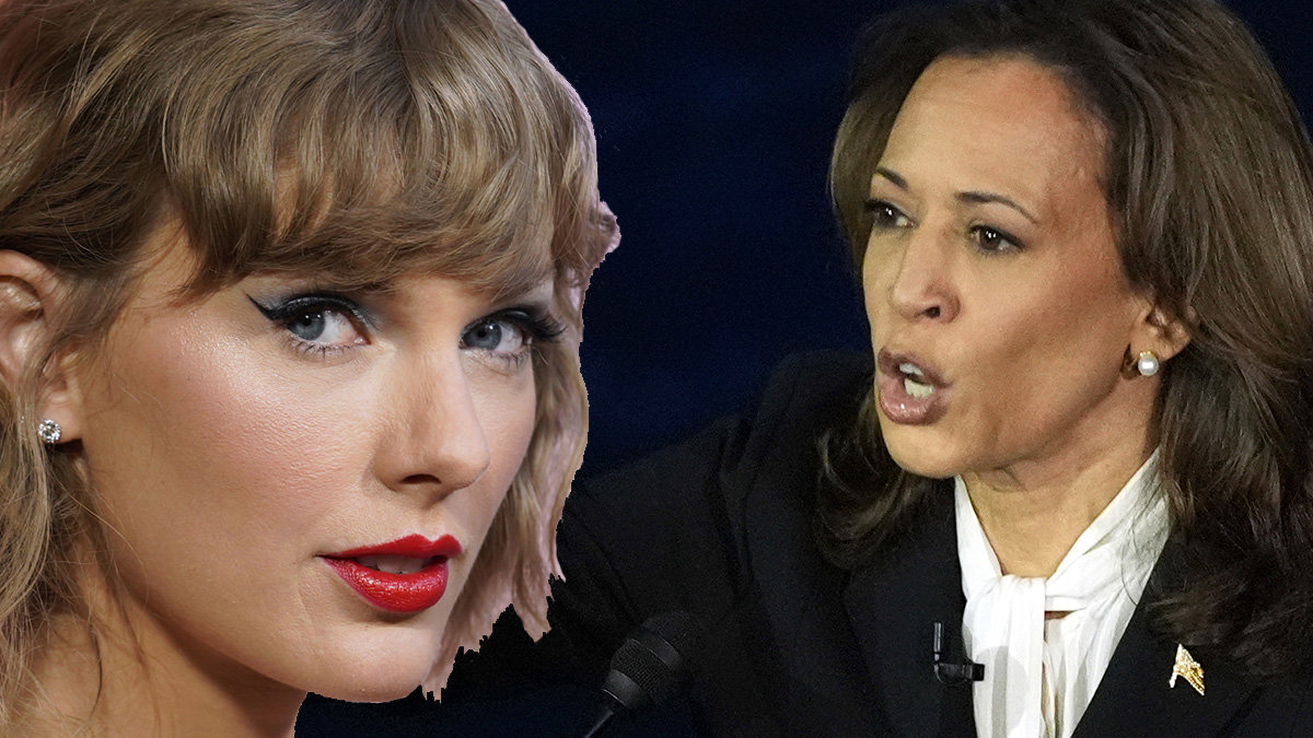 Taylor Swift och Kamala Harris