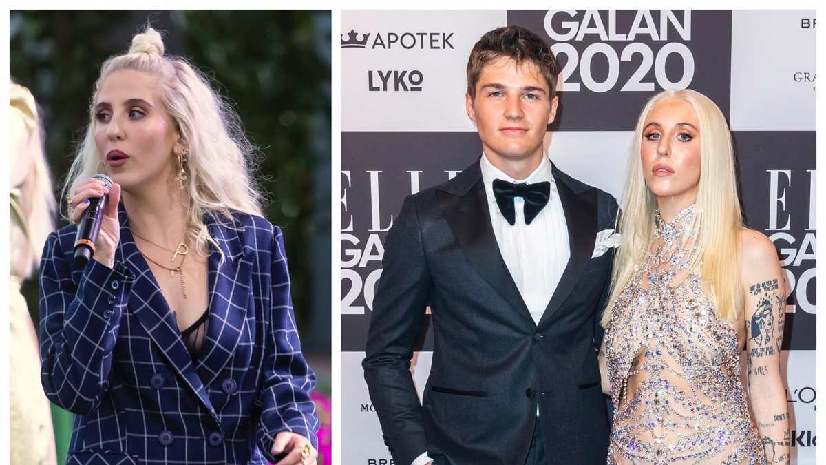 Under en frågestund berättar Peg Parnevik om känslorna efter uppbrottet från Filip Lamprecht.