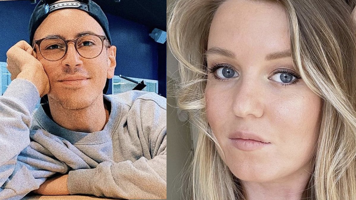 Amir Akrouti och Johanna Bladh