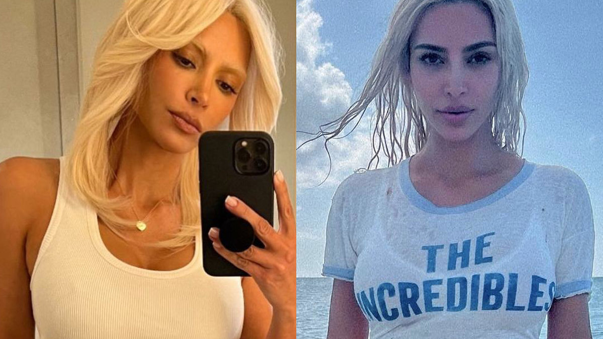 Kim Kardashians bilder i Interview 