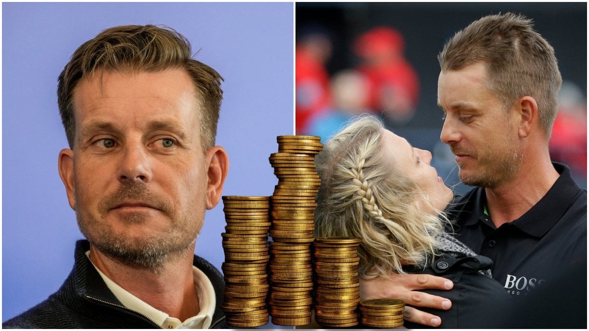 Henrik Stenson och frun Emma