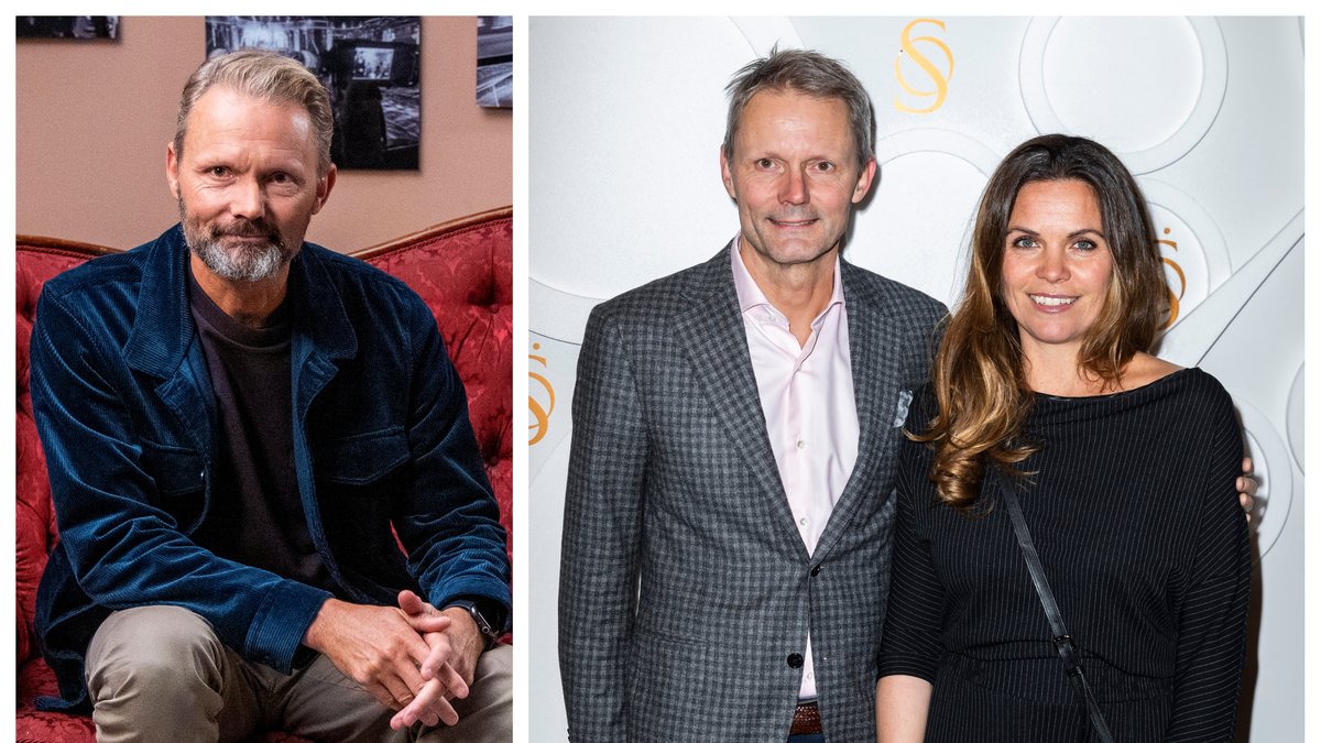 Felix Herngren, 54, berättar nu om den turbulenta starten på relationen med frun Clara.