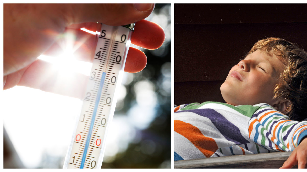 Kan mycket väl bli 30 grader på sina håll.