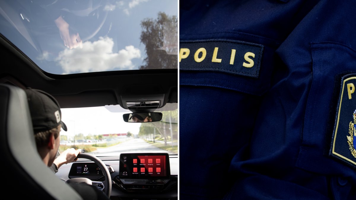 Polisen försökte stoppa en bilist – och det slutade i en biljakt. 