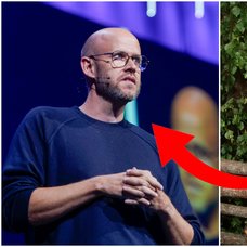 Daniel Ek och Antonia Ax:son Johnson.