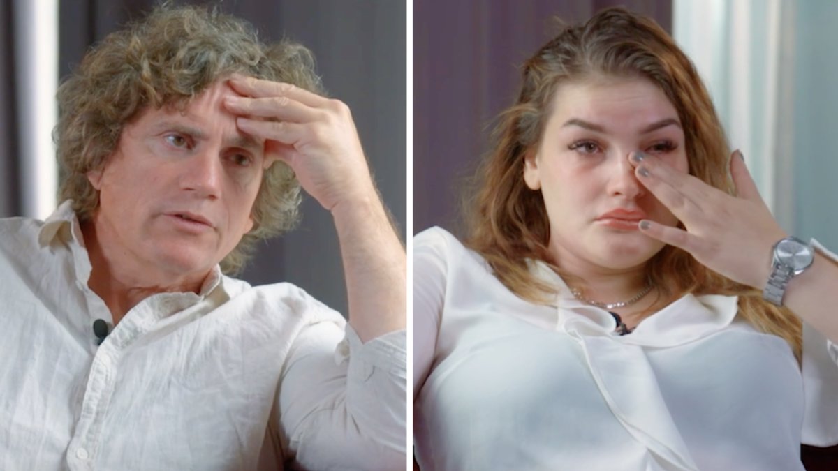 Det blir starka känslor i samtalet med Philip Diab i Lyxfällan. 