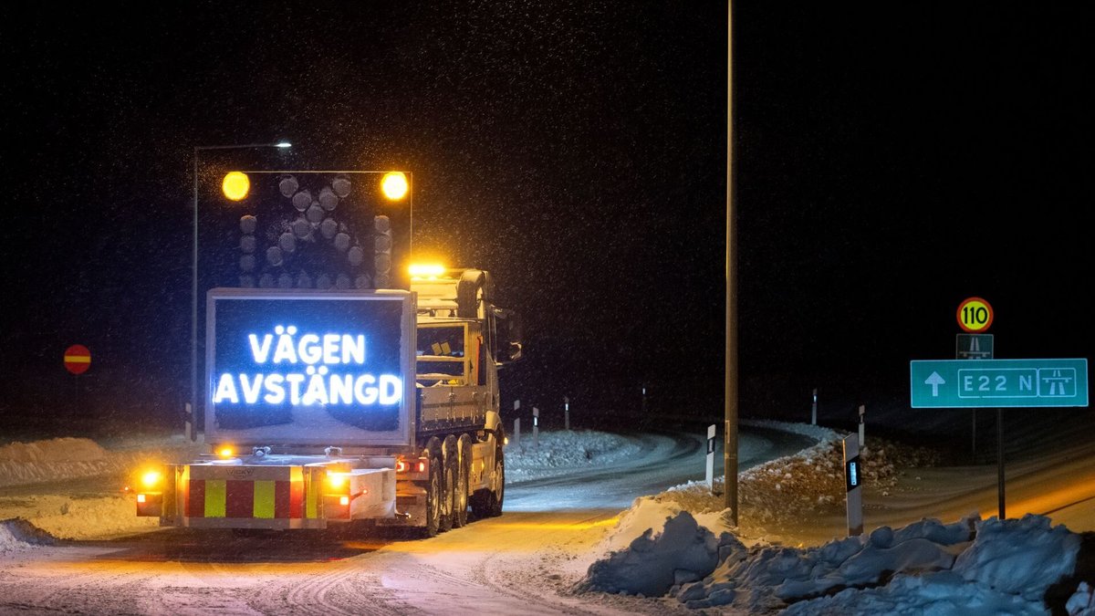 Avstängd väg