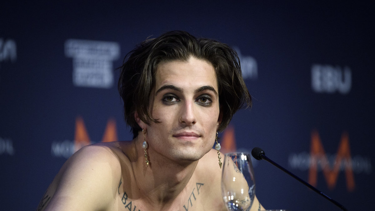 Damiano David, i bandet Måneskin som vann Eurovision Song Contest 2021, har drogtestats.