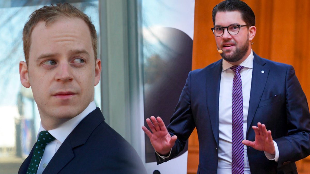 Gustav Kasselstrand och Jimmie Åkesson