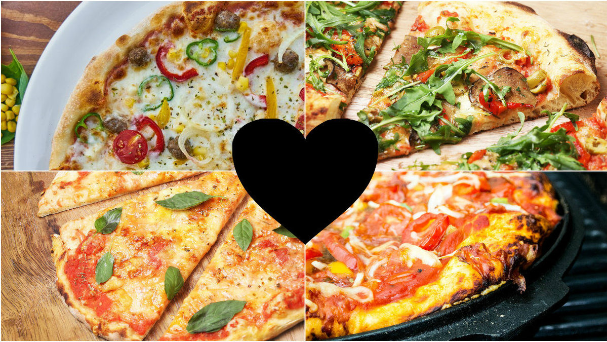 Beskriv din ultimata pizza. Så säger vi om du får en bra alla hjärtans dag eller inte!