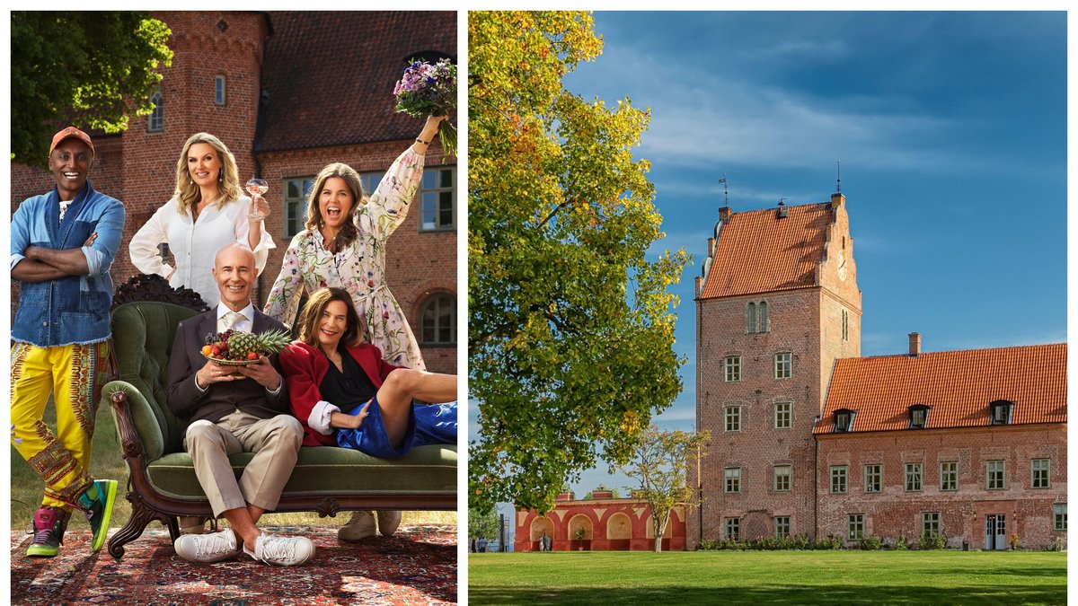 Stjärnorna på slottet spelas in på Bäckaskog slott. 