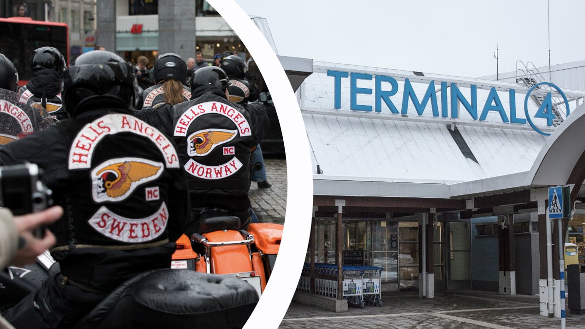 Hells Anges MC, bild på Terminal 4