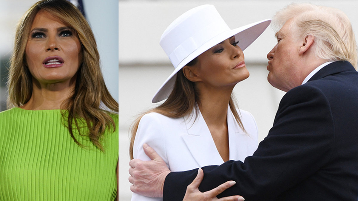 Melania och Donald Trump.