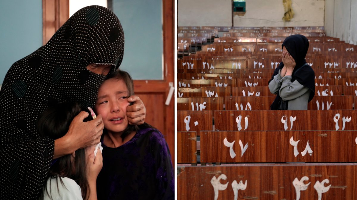 Över 50 personer dödades i en självmordsattack i Kabul i fredags.