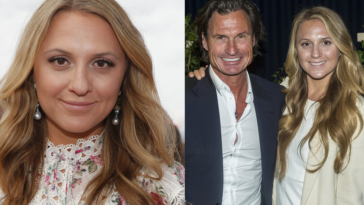 Petter Stordalen med sin dotter Emilie 