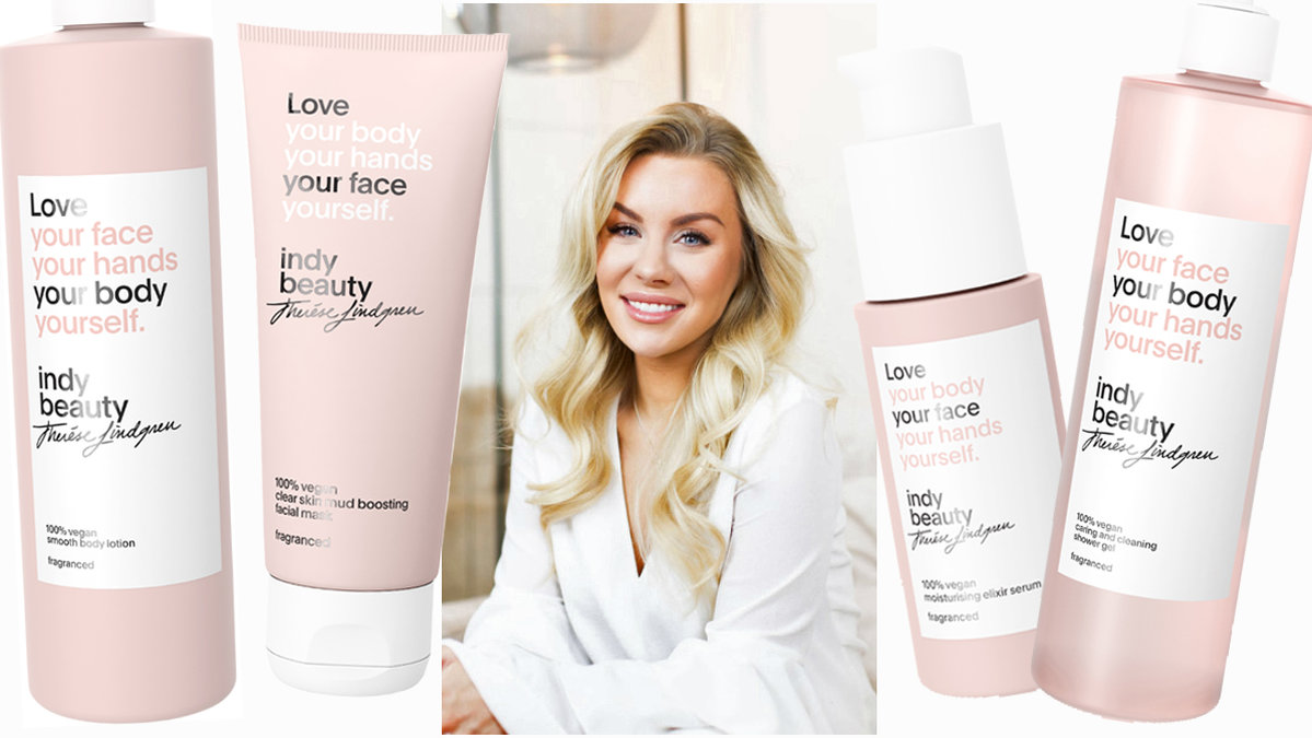 Här hittar du Therése Lindgrens nya veganska hudvårdsserie Indy Beauty