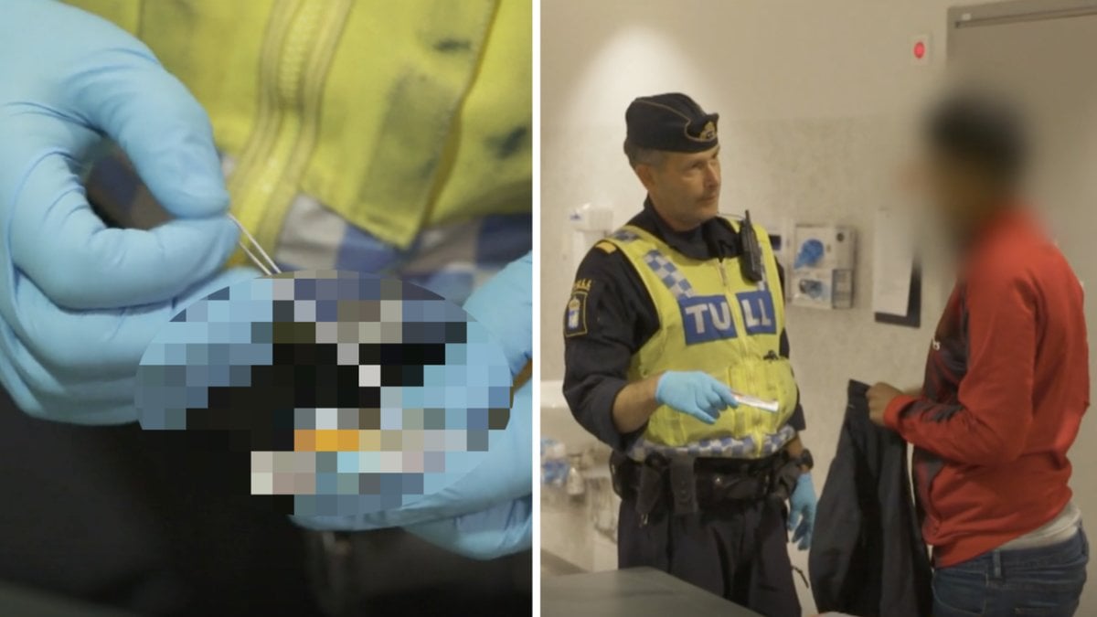I “Gränsbevakarna Sverige” får vi se när tullinspektören Lars gör en kroppsvisitering.