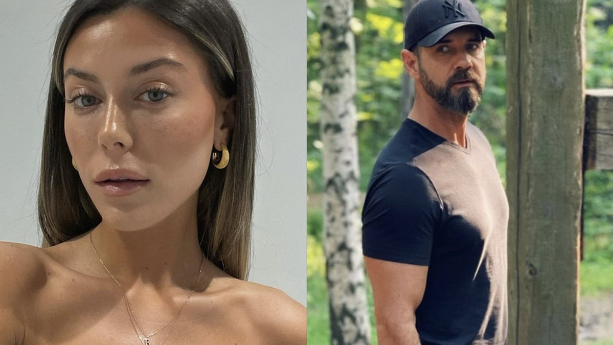 Bianca Ingrosso med sin personliga tränare Boris Kuzmic