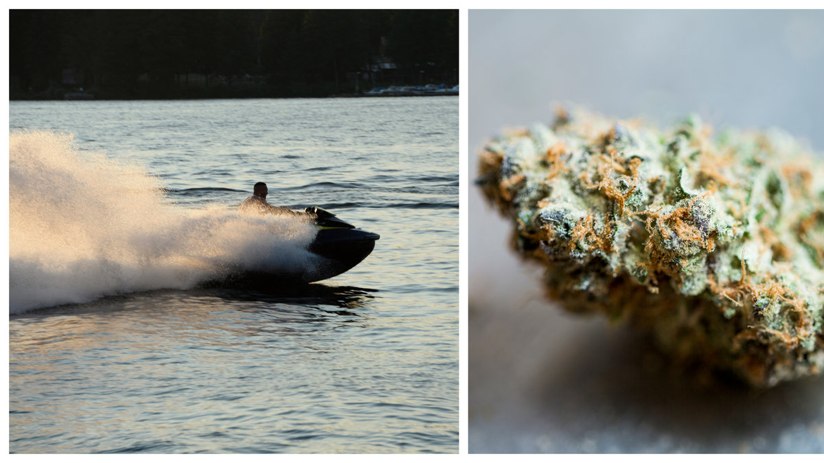 Hade rökt cannabis samma dag – krockade med båt.