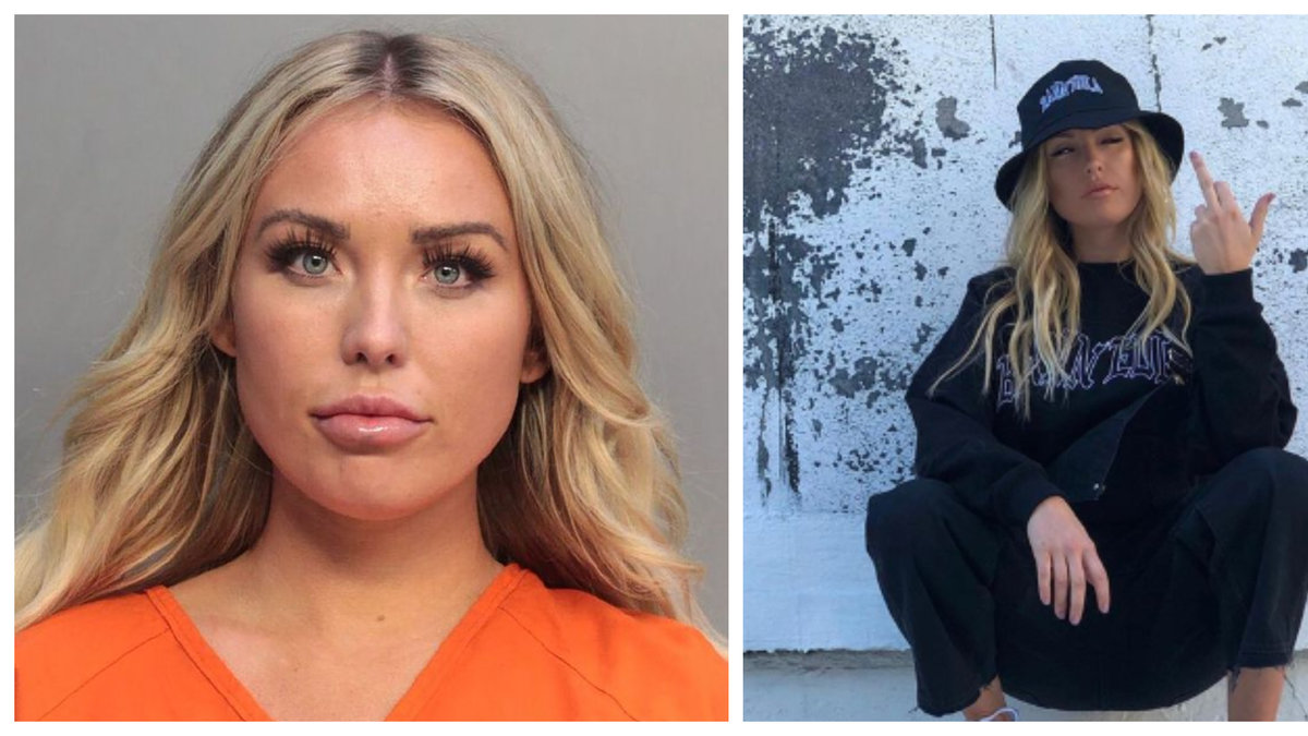 Influencerstjärnan gripen – streakade under Super Bowl.