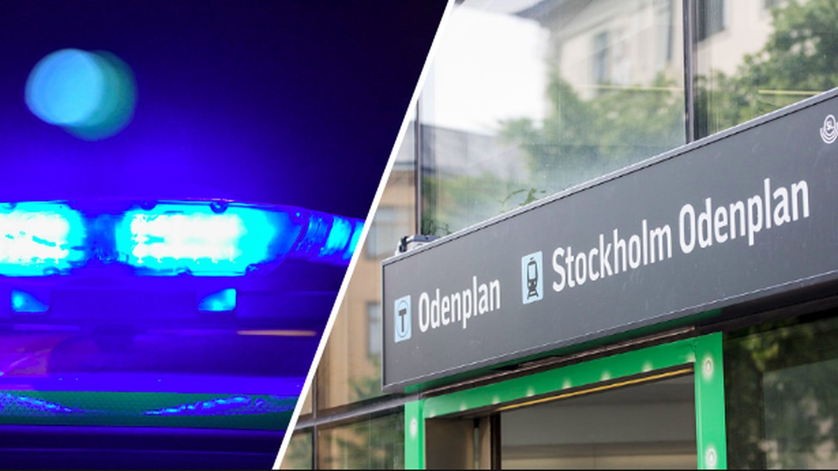 blåljus och tunnelbanestation