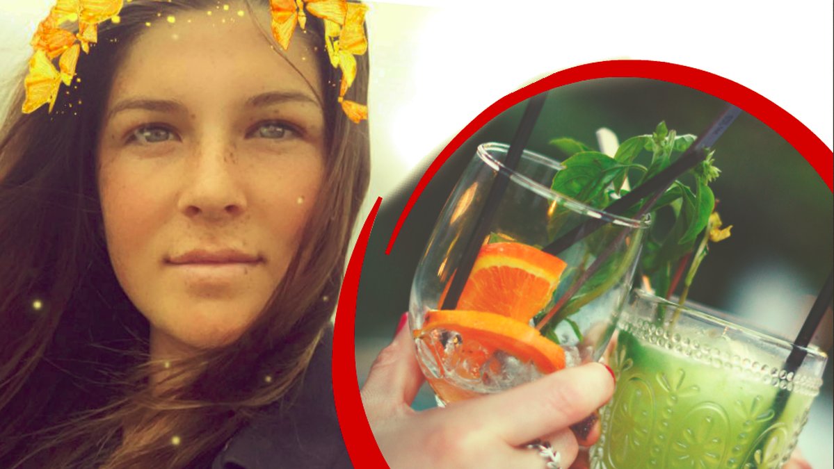 En flicka som dog efter att ha deltagit i en spritutmaning