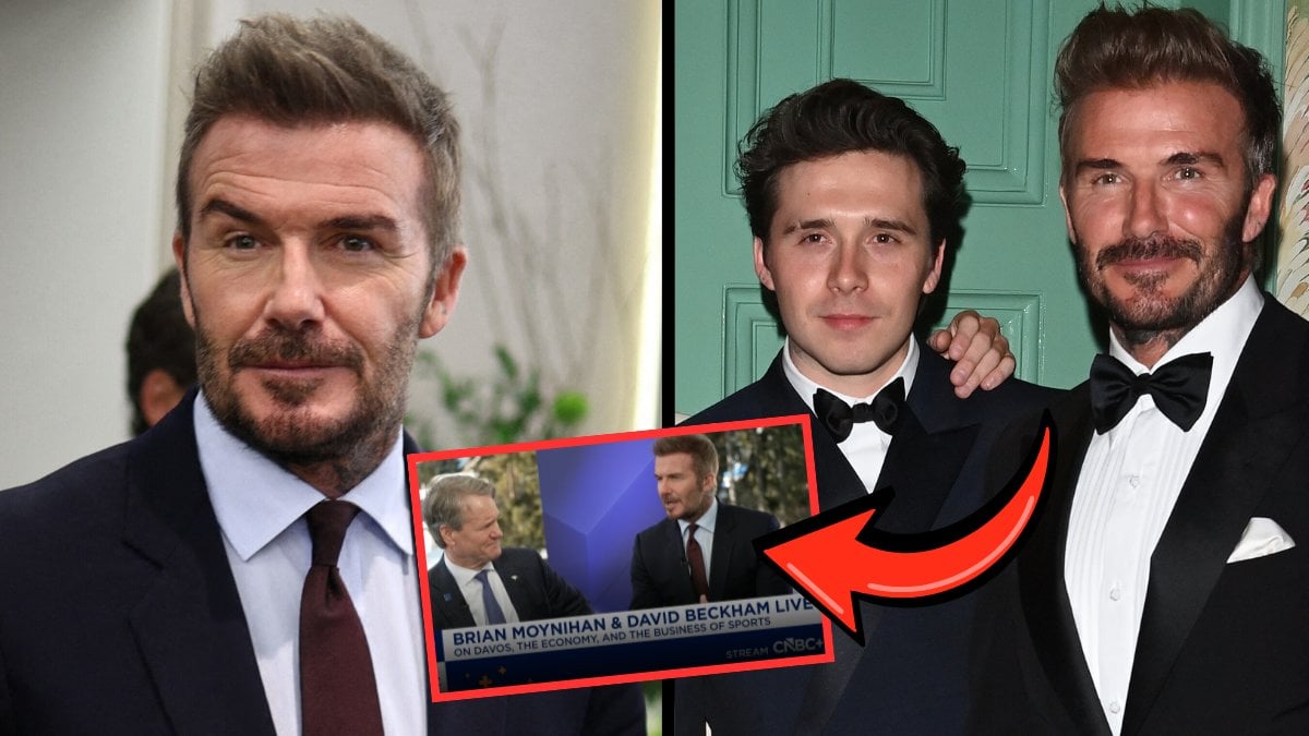 David Beckham kommenterar sonen Brooklyns påhopp