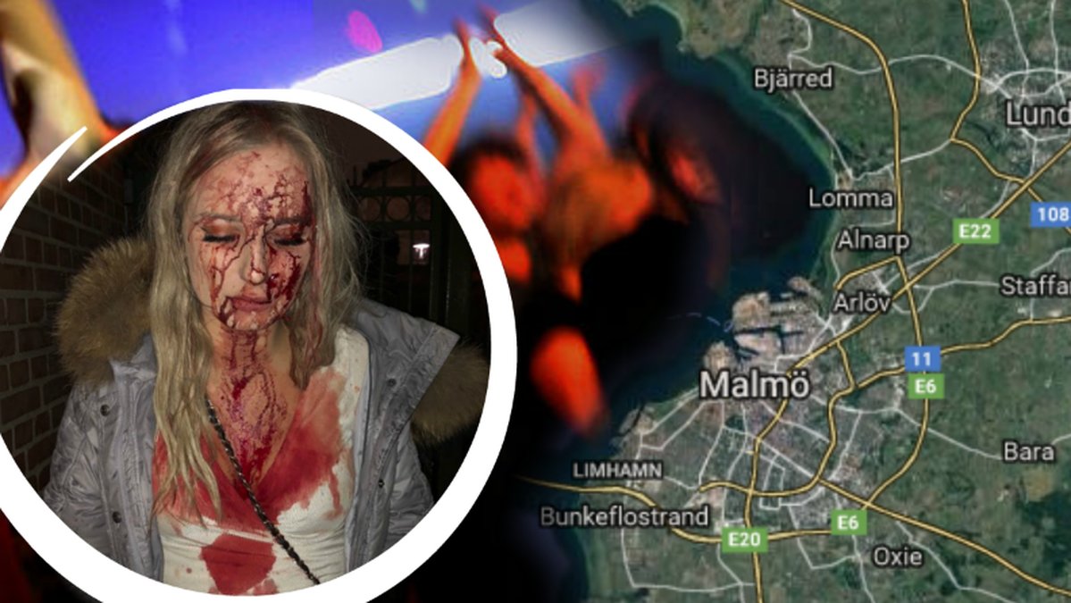 Sophie fick en flaska krossad i huvudet på dansgolvet
