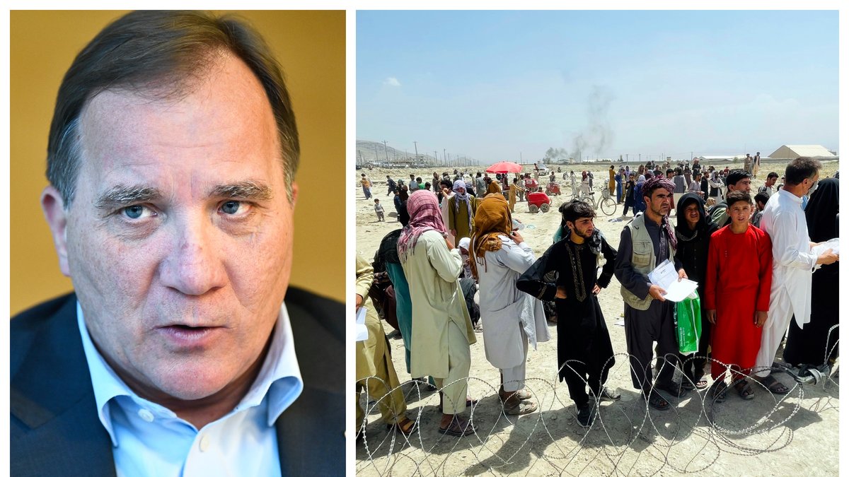 Stefan Löfven uttalar sig nu om en eventuell flyktingvåg från Afghanistan.