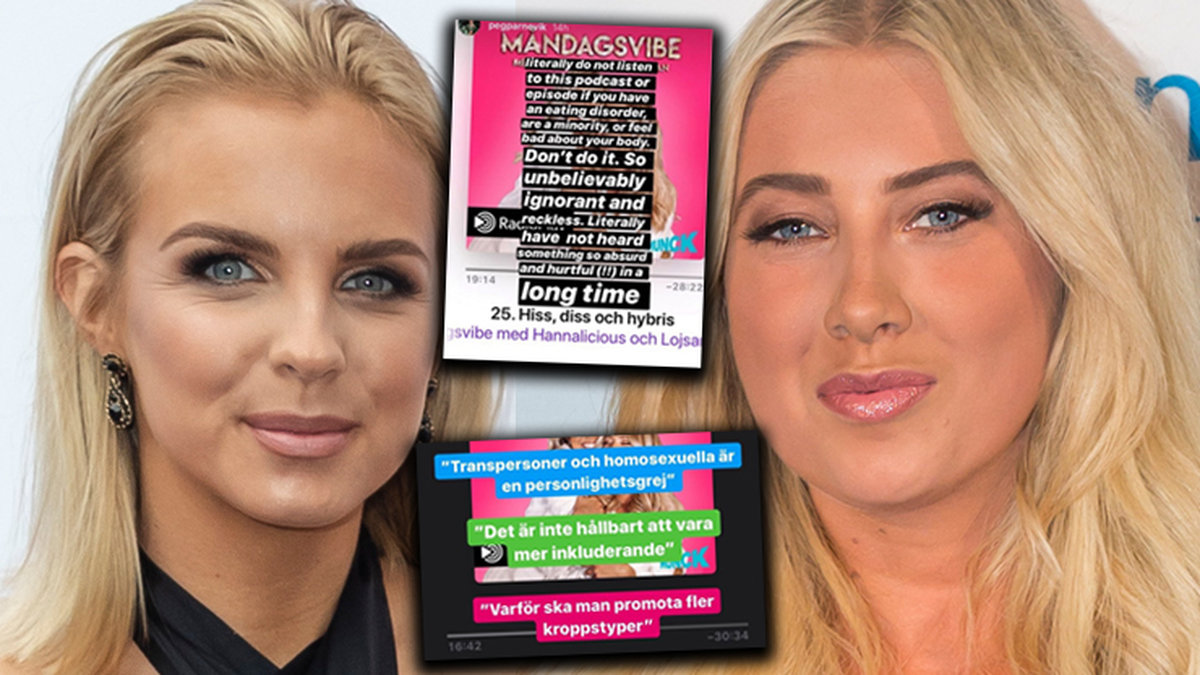 Lovisa Lojsan Wallin och Hanna Friberg möts av kritik