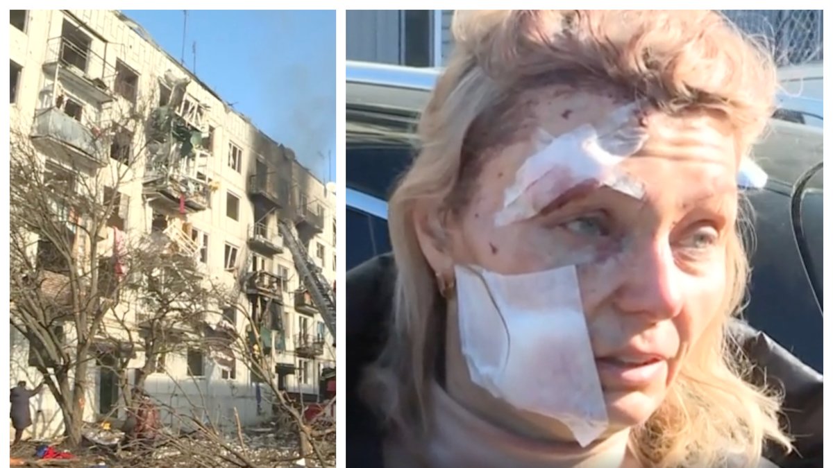 Se videoklippen från Ukraina nedan.