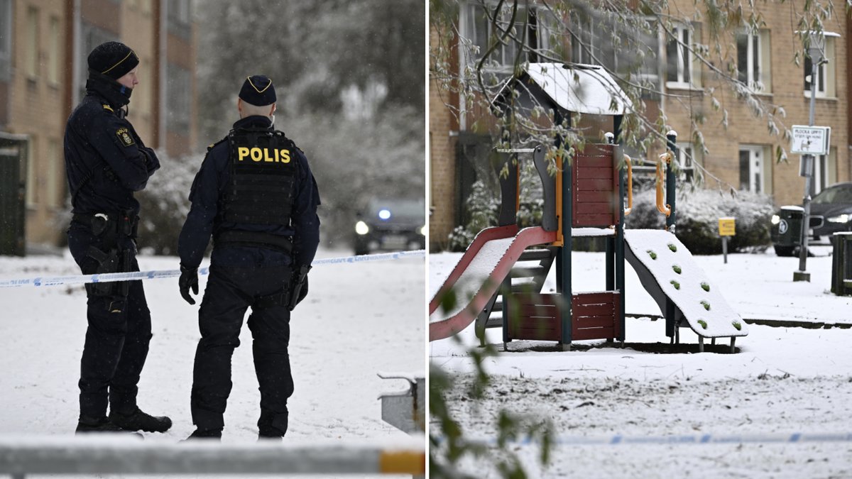 En man sköts av polis i Arlöv. 