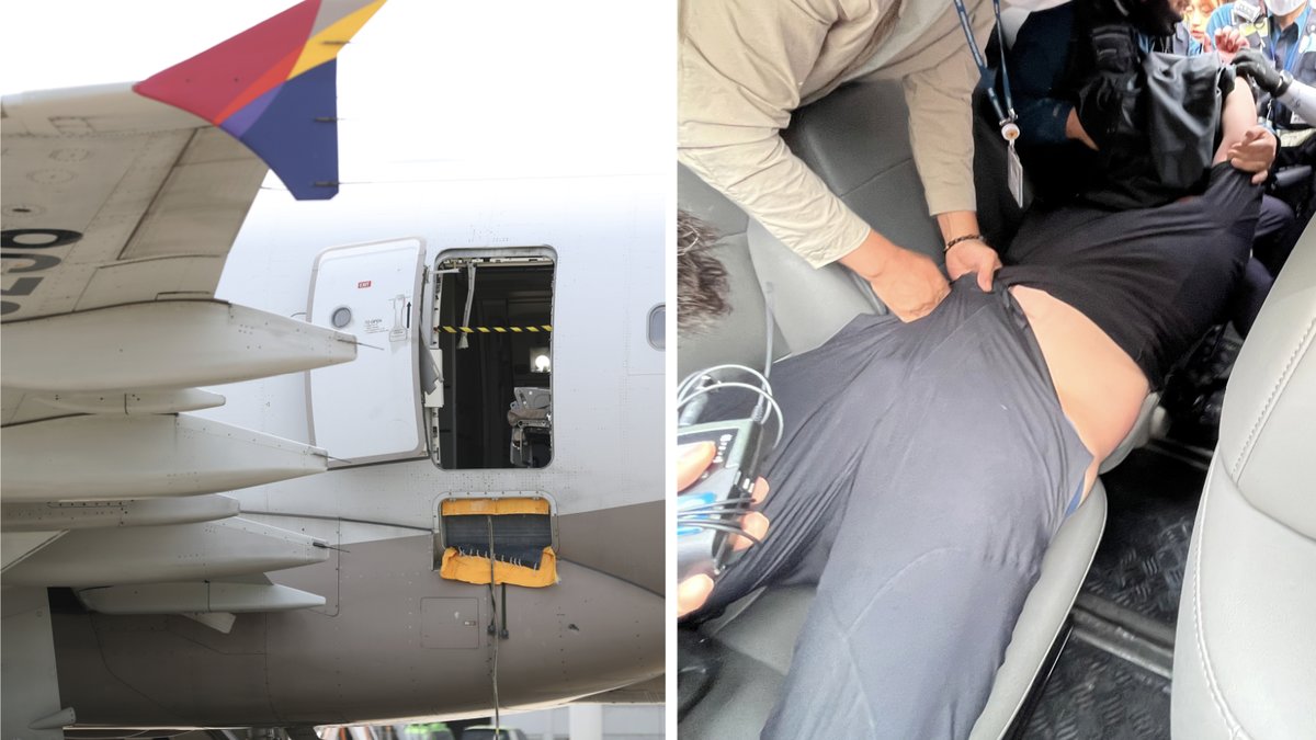 Man gripen – öppnade nöddörren mitt under flygning: Trodde jag skulle dö