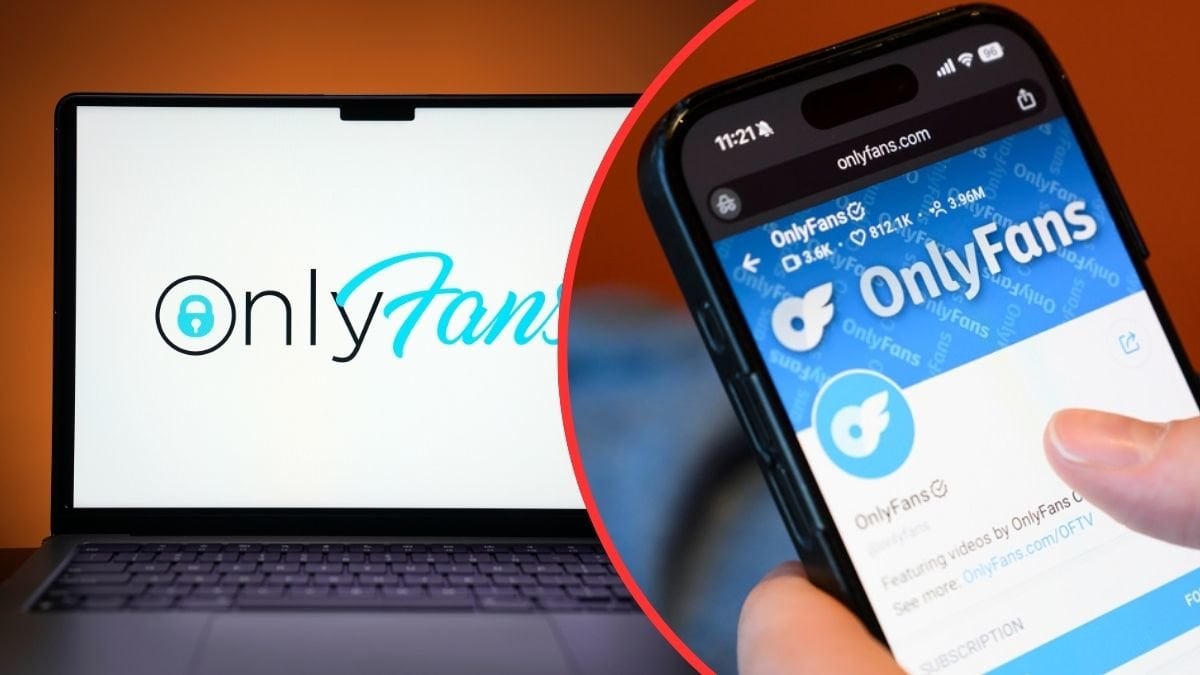 Onlyfans i mobilen och på dator.