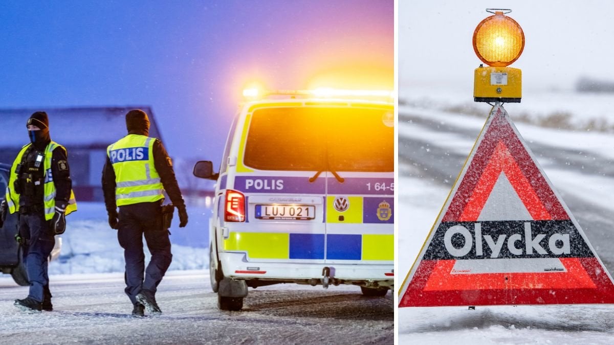 Poliser och olycka.