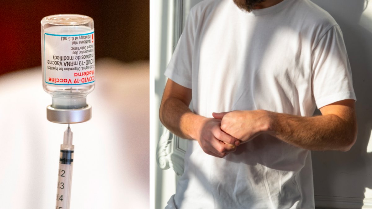 Man försökte vaccinera sig i låtsasarm